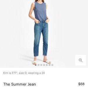 Everlane Summer Jeans in Light Blue EUC